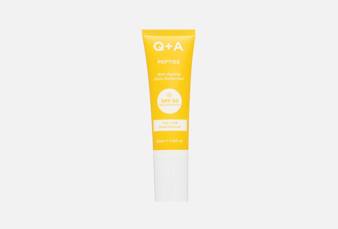 Изображение товара Солнцезащитный крем для лица SPF50 Q+A Peptide