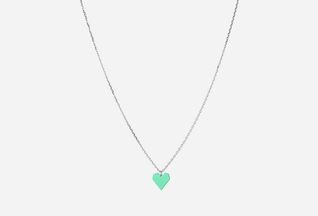 Изображение товара Колье серебряное Cheeky Me Green heart