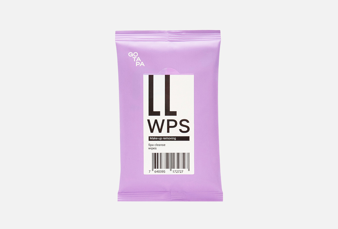 Увлажняющие салфетки для снятия макияжа GO TAPA Spa Cleanse Wipe 10 шт