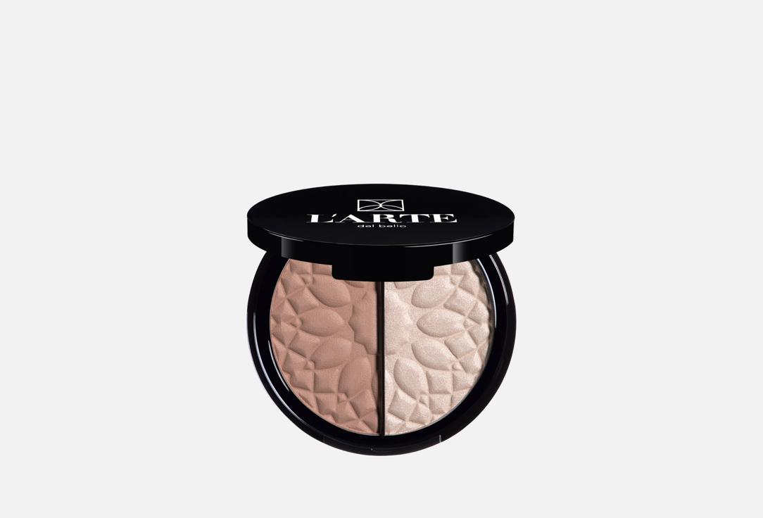 Изображение товара Скульптурирующая палетка для лица L'Arte del Bello Sculptor and highlighter palette uomo&donna