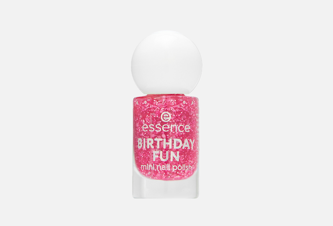 

Лак для ногтей ESSENCE, Розовый, Birthday fun mini nail polish 5 мл