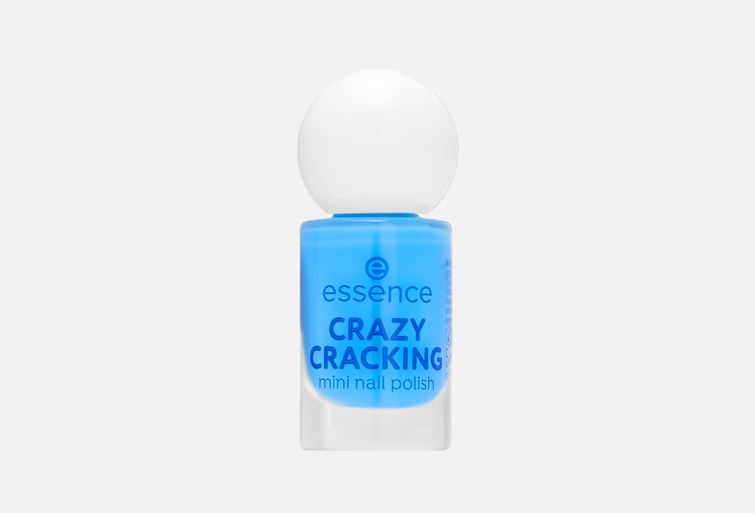 

Лак для ногтей ESSENCE, Голубой, Crazy cracking mini nail polish 5 мл