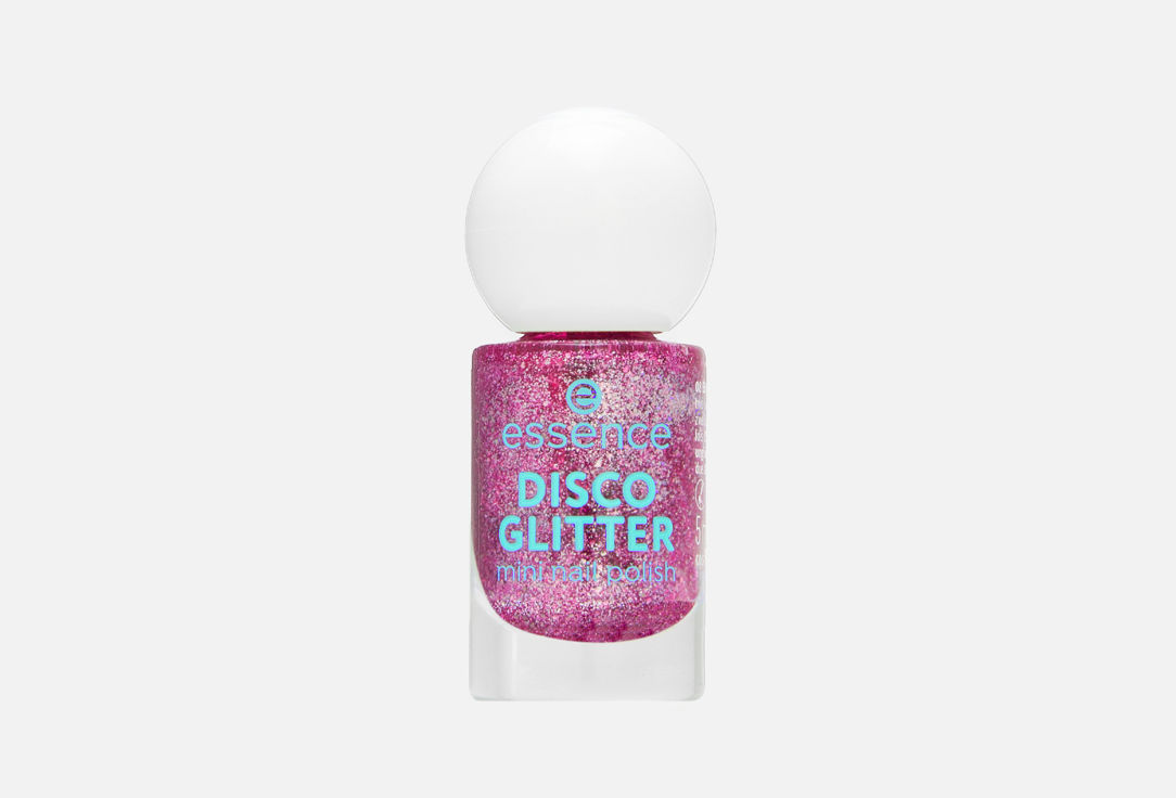 

Лак для ногтей ESSENCE, Фиолетовый, Disco glitter mini nail polish 5 мл