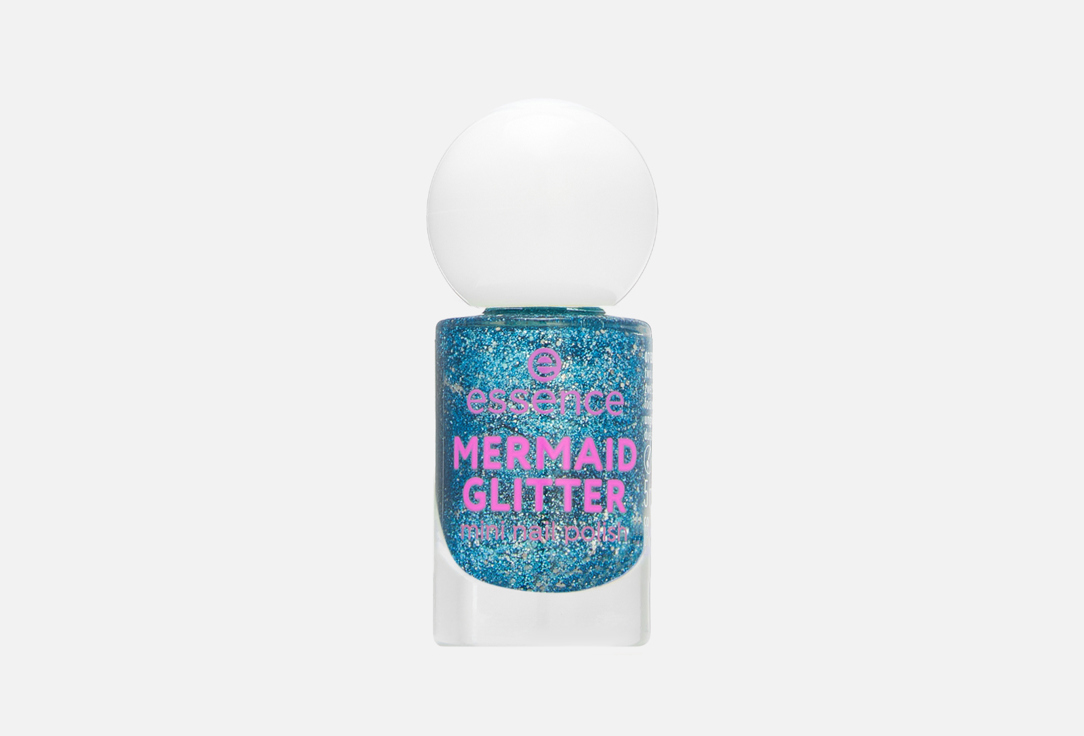 

Лак для ногтей ESSENCE, Голубой, Mermaid glitter mini nail polish 5 мл