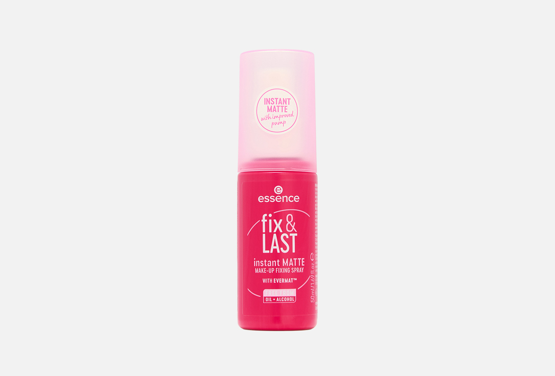 Изображение товара Фиксирующий спрей для лица Essence Fix & last instant matte make-up fixing spray