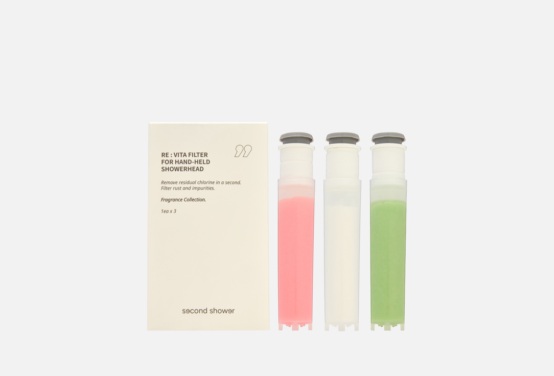 Изображение товара Набор рефилов для фильтр-насадки для душа Second Shower Re:Vita