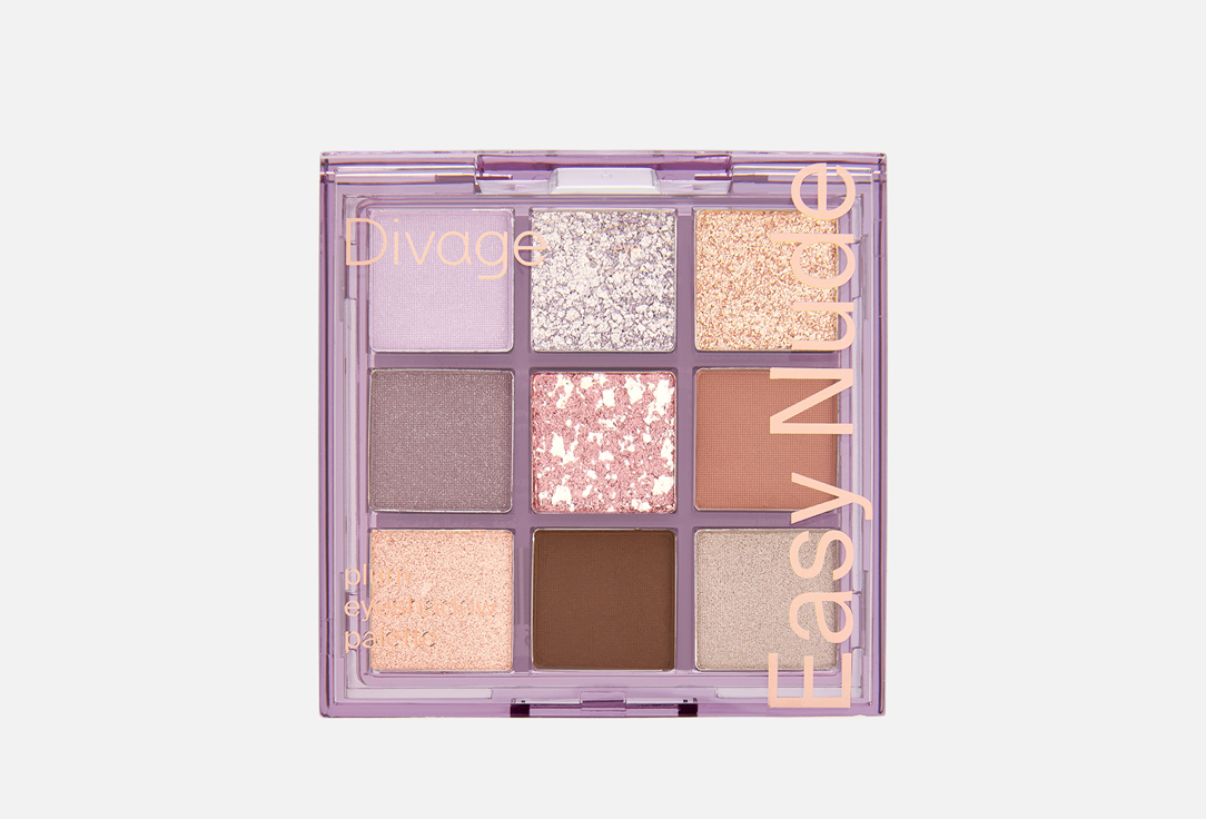 Изображение товара Палетка теней для век Divage Eyeshadow palette easy nude plum