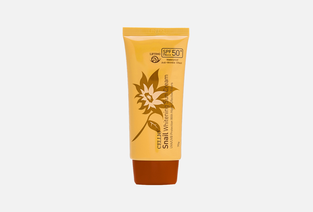 

Крем для лица солнцезащитный с SPF 50+ PA +++ DR.CELLIO, SUN CREAM SNAIL 70 г