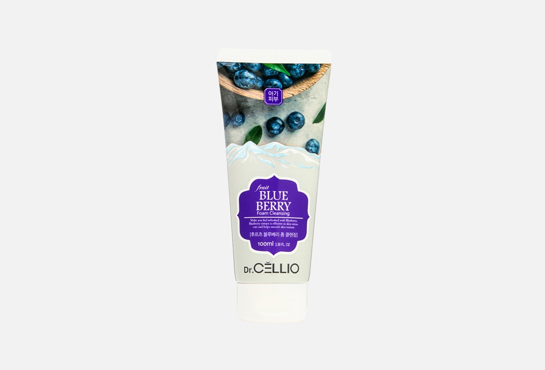 Изображение товара Пенка для умывания Dr.Cellio G70 FRUIT BLUEBERRY FOAM CLEANSING