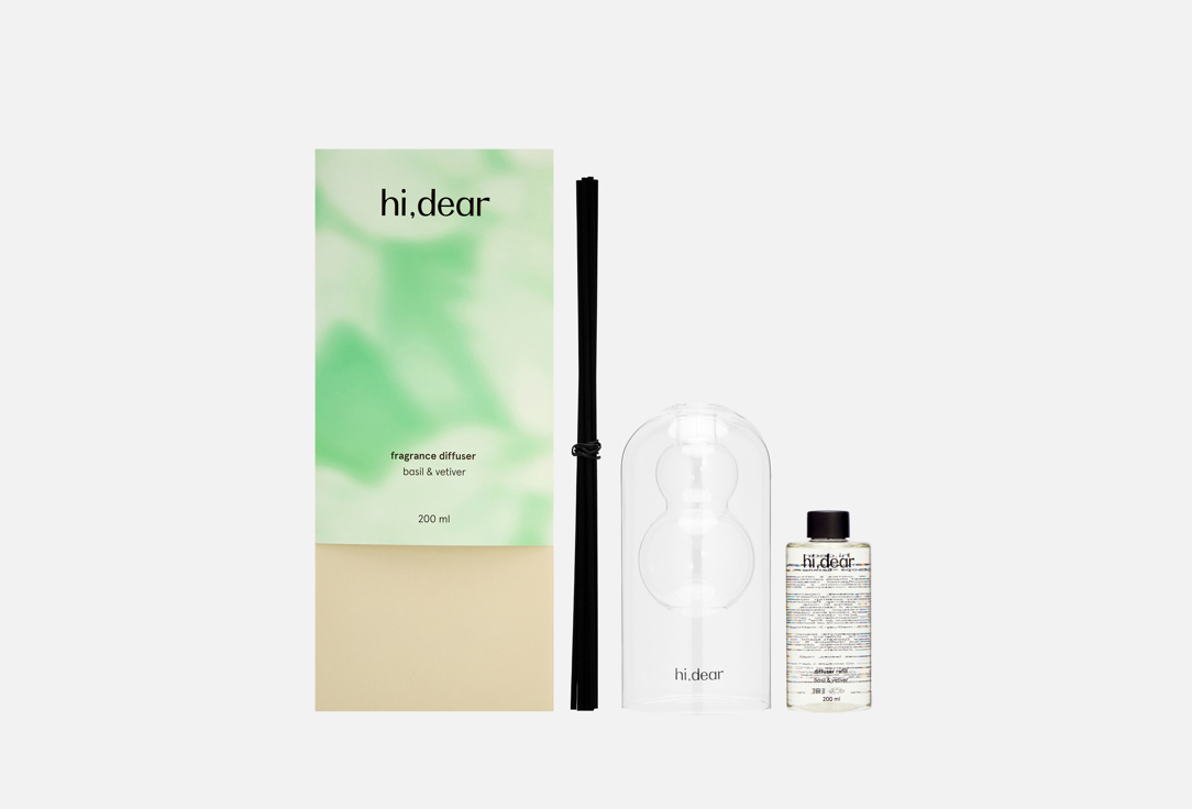 

Ароматический диффузор HI,DEAR, Basil & vetiver 200 мл