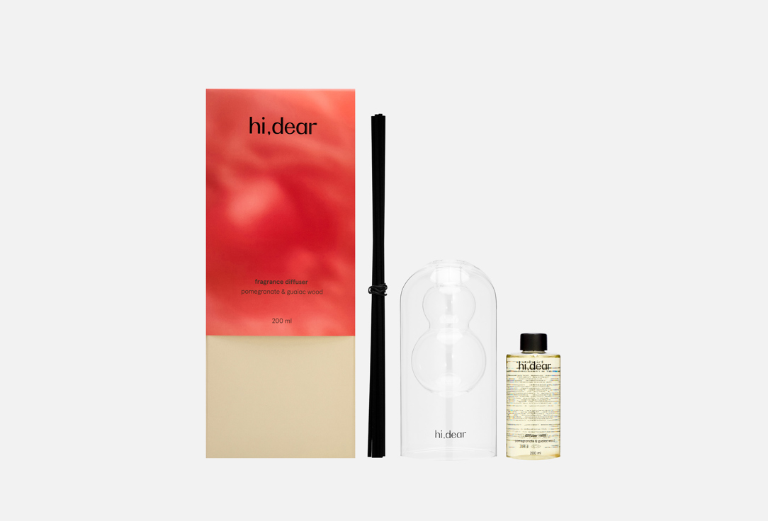 

Ароматический диффузор HI,DEAR, Pomegranate & guiac tree 200 мл