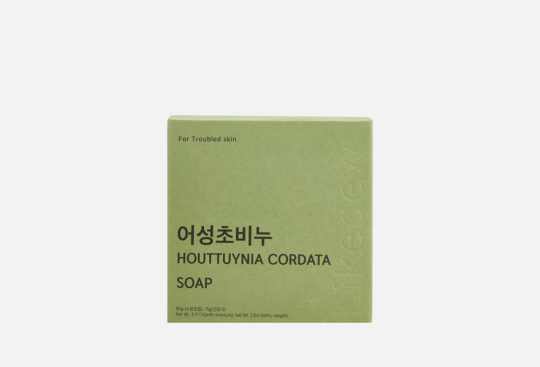 Изображение товара натуральное мыло для лица и тела likedew Houttuynia soap