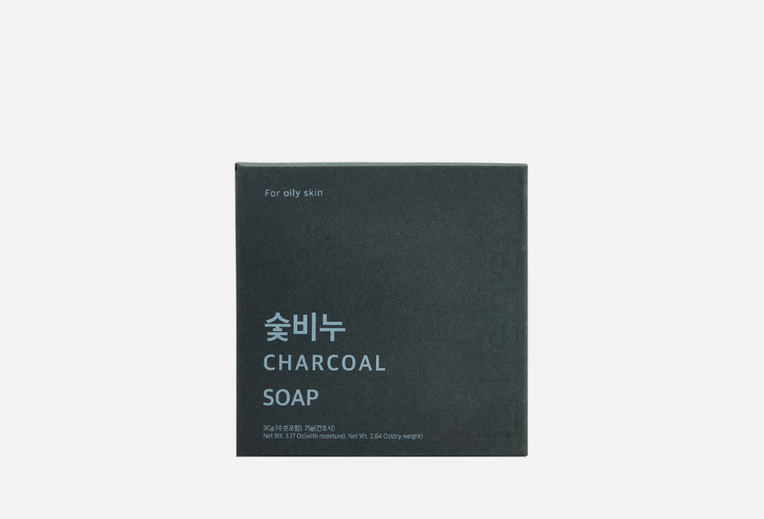 Изображение товара натуральное мыло для лица и тела likedew Charcoal soap
