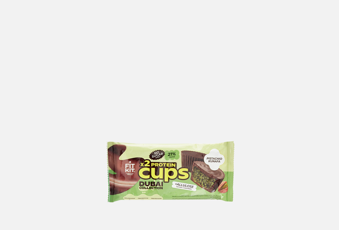 

протеиновый десерт FIT KIT, Капсы с Фисташковой кунафой 70 г