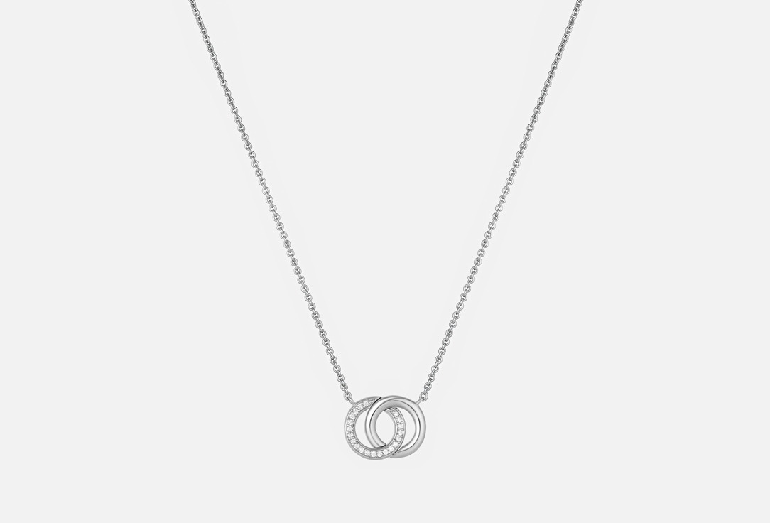 Изображение товара Колье серебряное Ti Sento Cross-over фианит платина