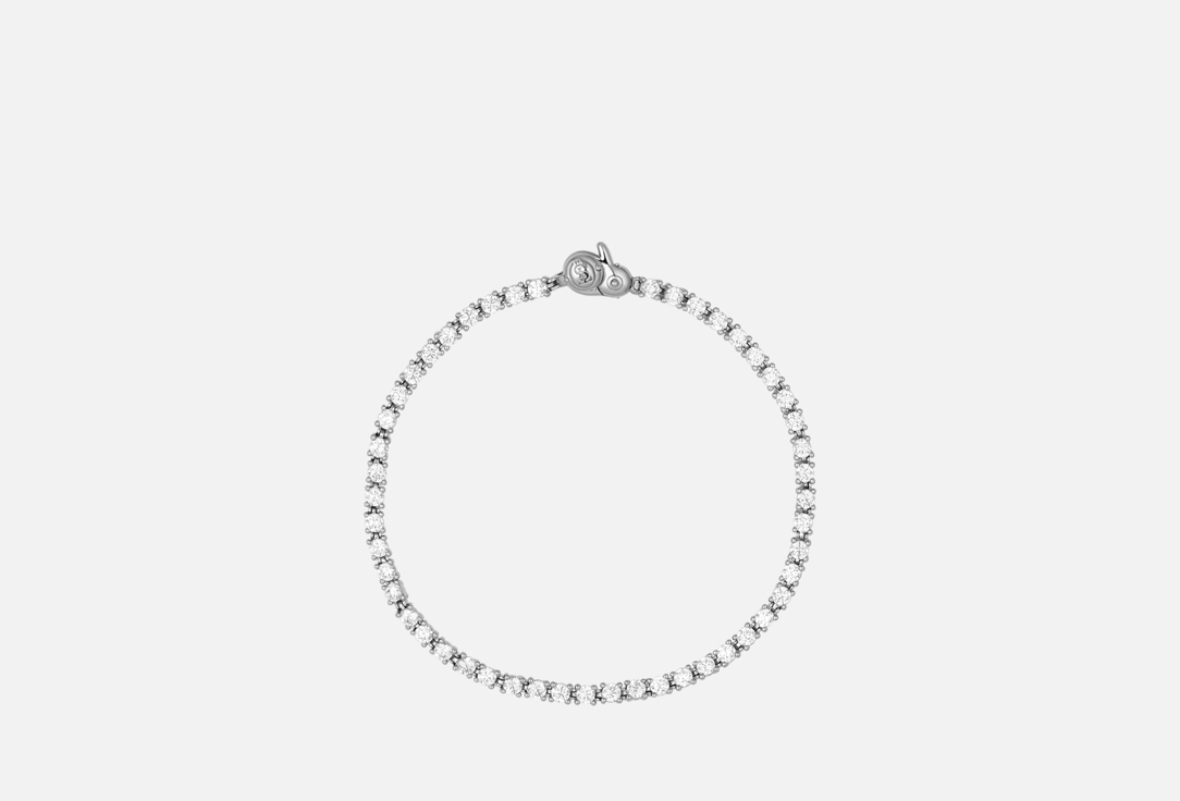 Изображение товара Браслет серебряный Ti Sento The classics фианит платина