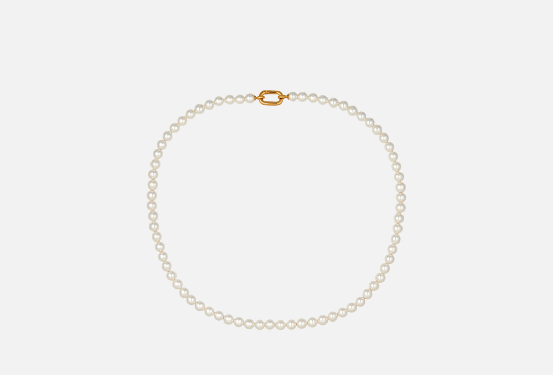 Изображение товара Колье серебряное Ti Sento Pearl белый жемчуг золото