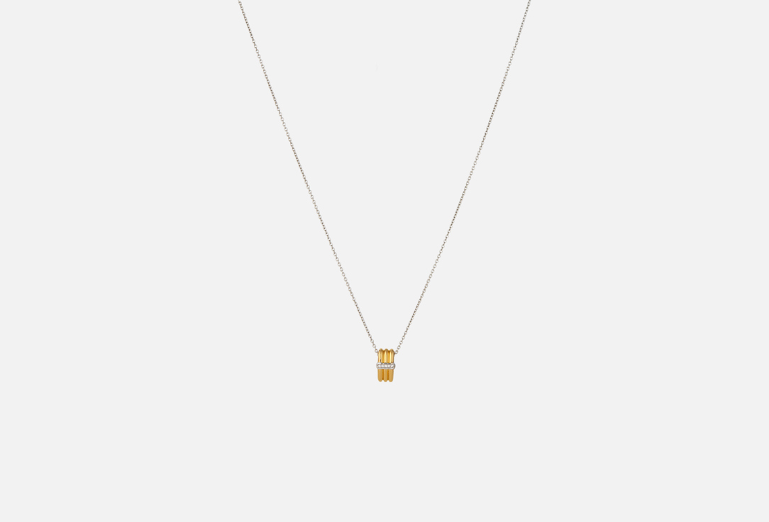 Изображение товара Колье серебряное Ti Sento Cross-over фианит золото