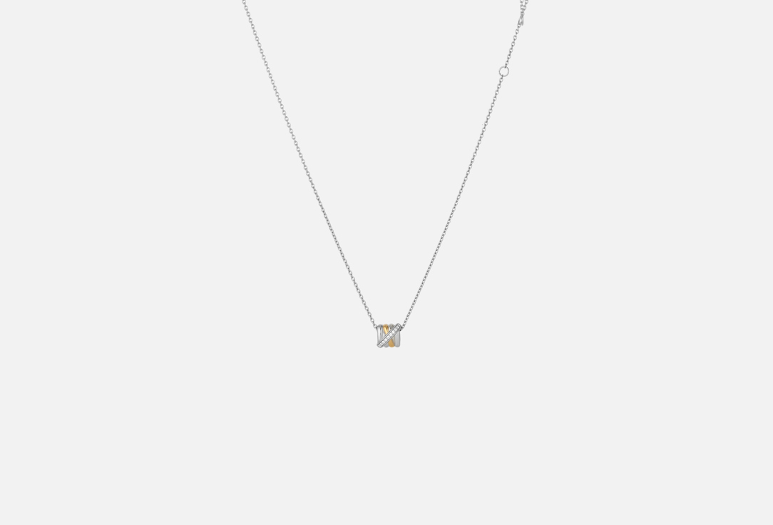 Изображение товара Колье серебряное Ti Sento Cross-over фианит золото