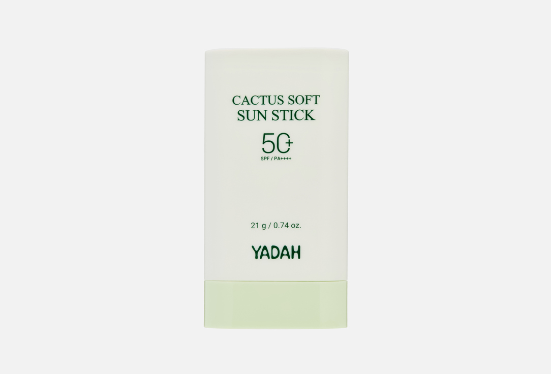 

Увлажняющий солнцезащитный стик для кожи SPF 50+ PA++++ YADAH, Cactus soft sun 21 г