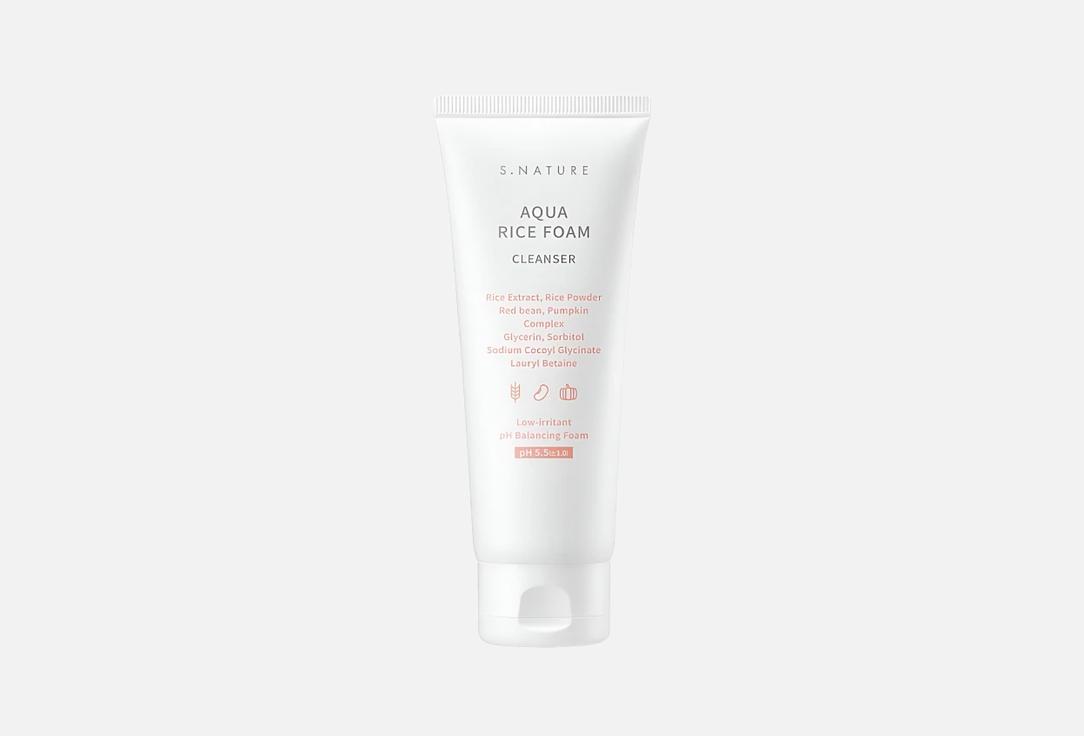 

Очищающая пенка для лица S.NATURE, Aqua Rice 160 мл