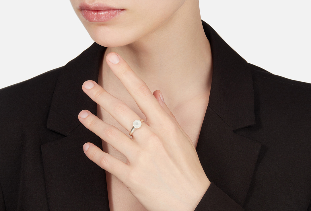 

Кольцо серебряное NUR SILVER, Rose 16 мл