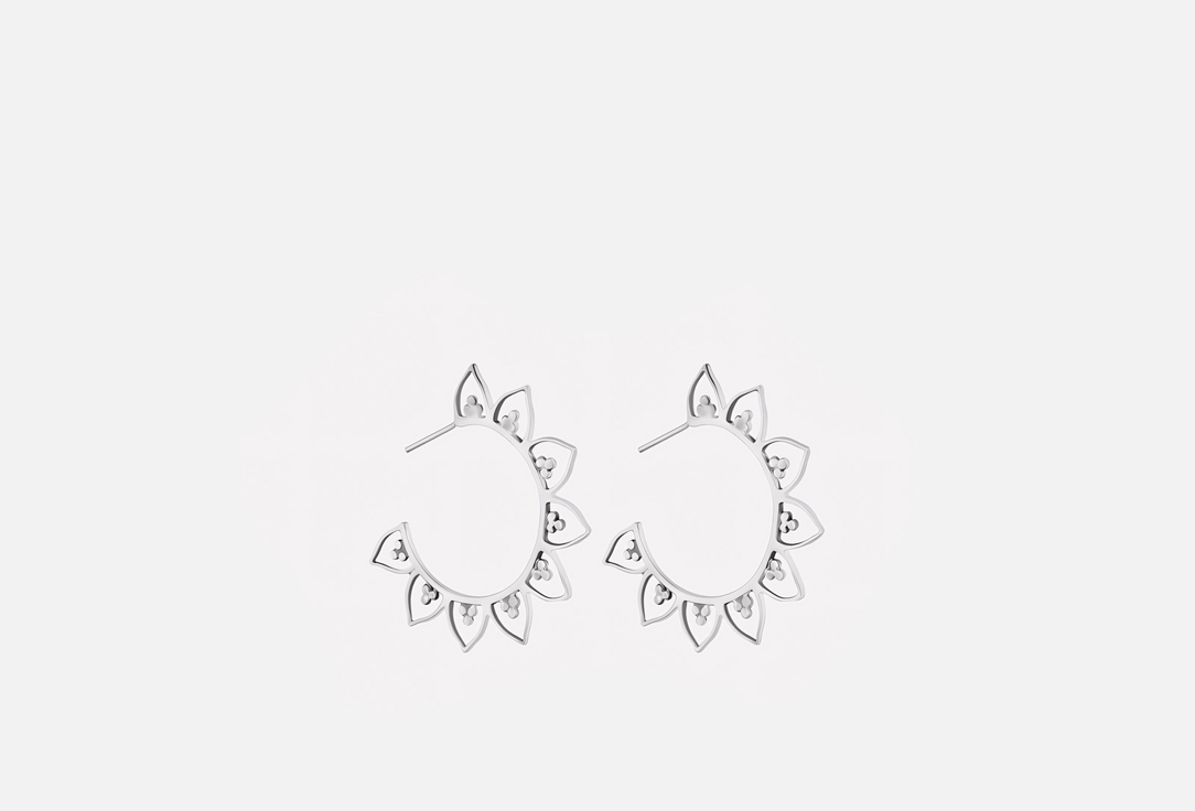 Изображение товара Серьги серебряные Nur Silver Lotus