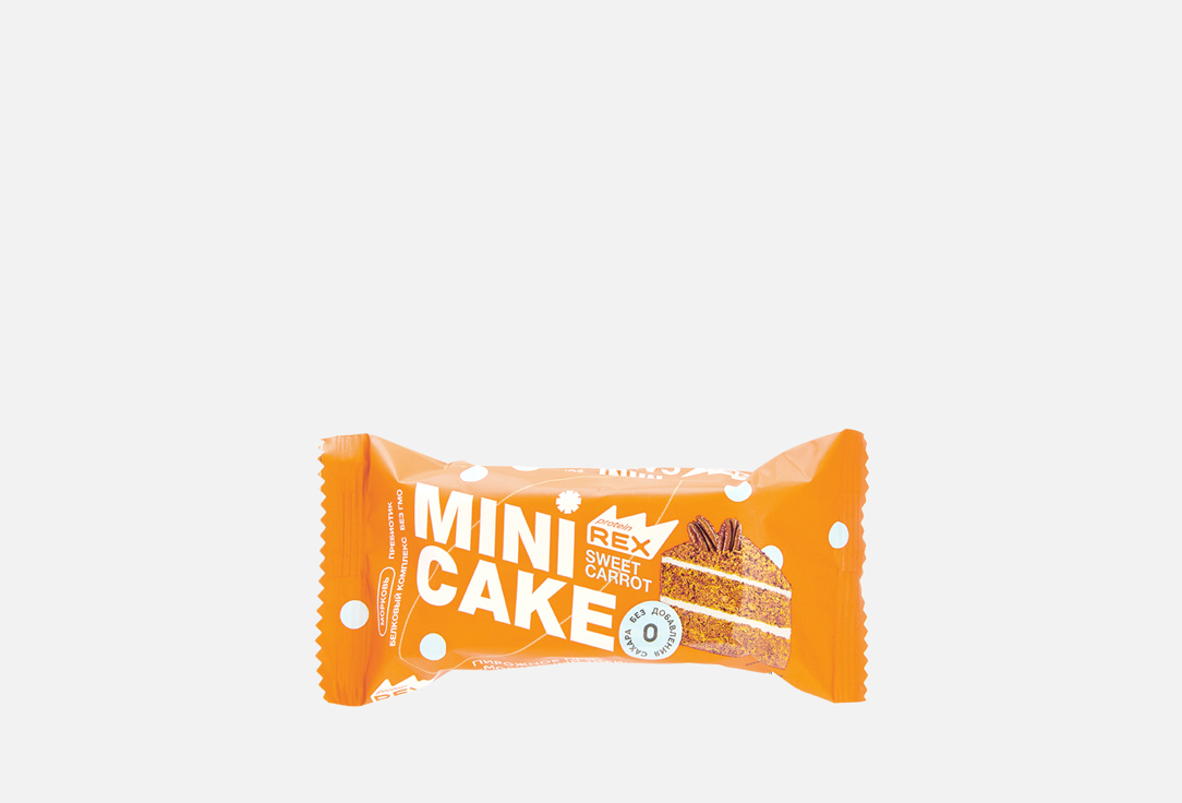 

протеиновый Мини-тортик PROTEINREX, МОРКОВНЫЙ ТОРТИК 40 г