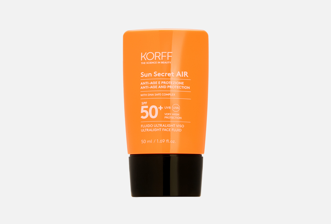 Изображение товара Легкий солнцезащитный флюид SPF 50+ для лица KORFF secret air anti-age и защита