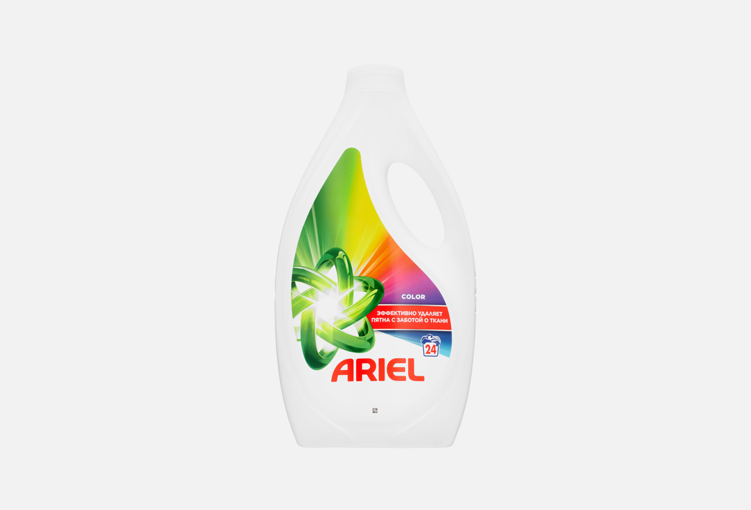 Изображение товара Гель для стирки Ariel COLOR 1560 мл для цветных и белых тканей