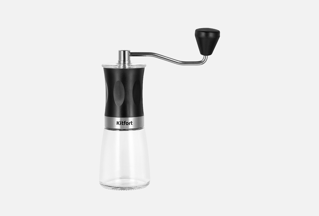 Изображение товара Ручная кофемолка Kitfort КТ-7469 с керамическими жерновами, регулируемый помол
