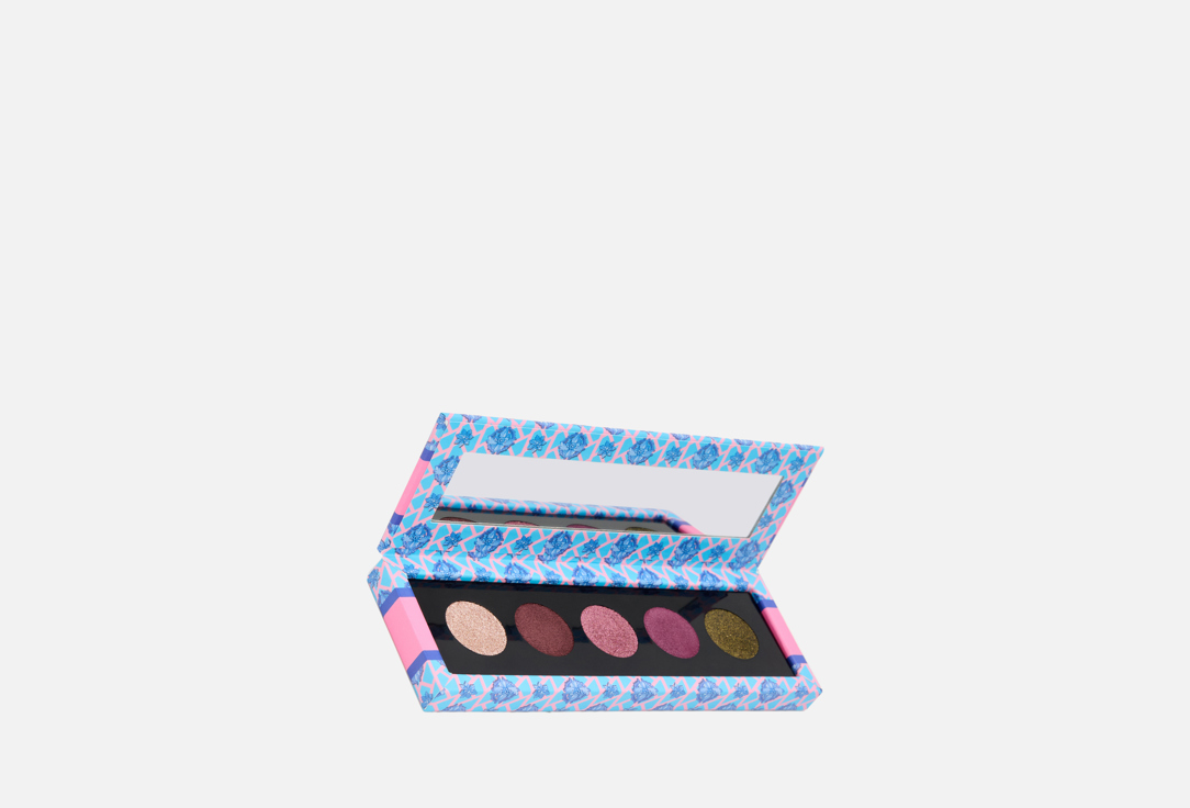 Изображение товара Палетка теней для век KIKO MILANO Dazzling drama с 5 оттенками и зеркалом