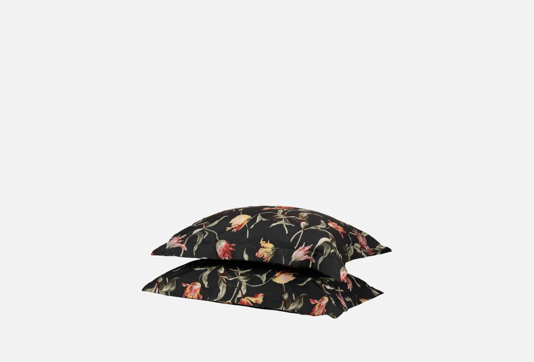 

Наволочка FERESA HYGGE, Принт, ALAND, dark grey, floral print, 50x70 2 шт