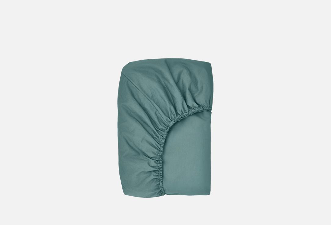 

Простынь на резинке FERESA HYGGE, Бирюзовый, LIBERTY, grey-turquoise, 90x200 1 шт