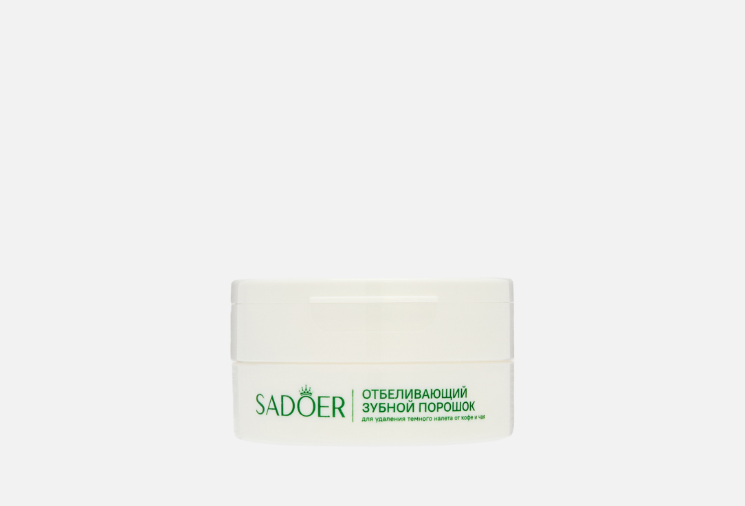 Изображение товара Отбеливающий зубной порошок SADOER removing plaque from coffee and tea