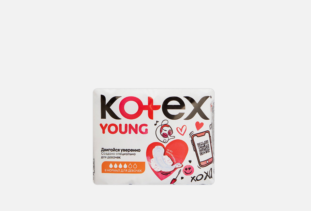 Прокладки KOTEX Young Normal 8 шт