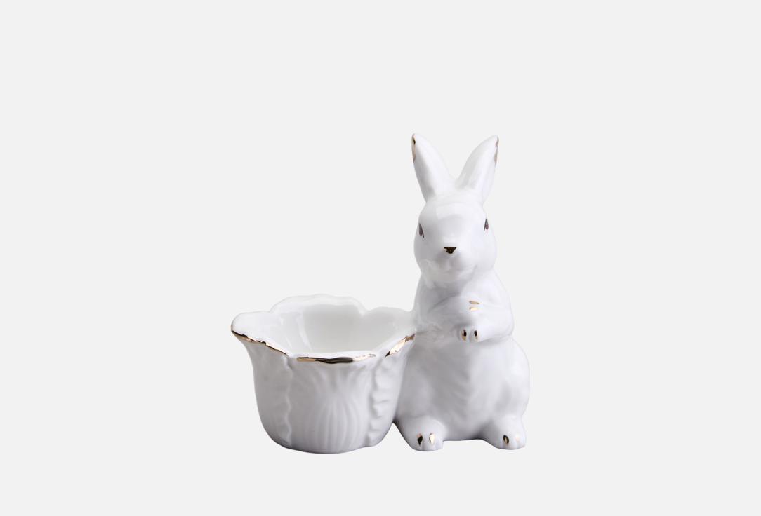 Изображение товара Подставка под яйцо Lefard Кролик 10 см фарфор праздничный украшение