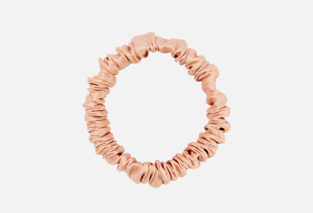 Изображение товара Резинка шёлковая AYRIS SILK узкая, розовое золото