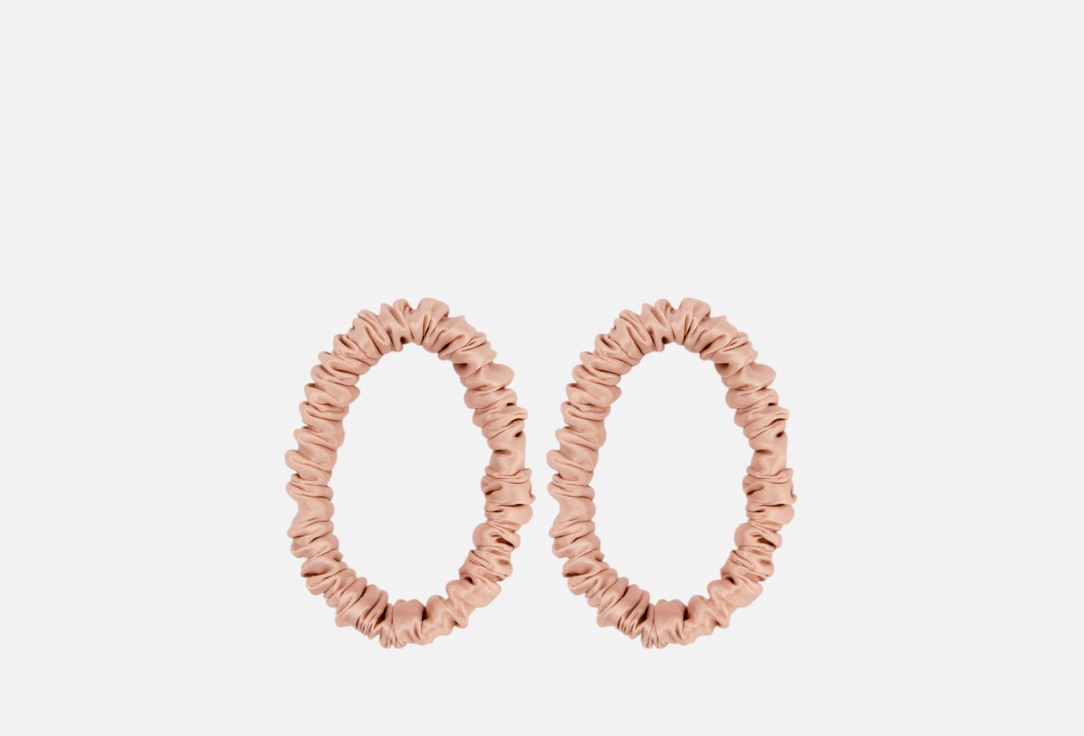 Изображение товара Резинки шёлковая AYRIS SILK узкие, розовое золото