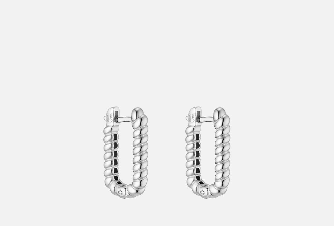 Изображение товара Серьги серебряные the Si volume
