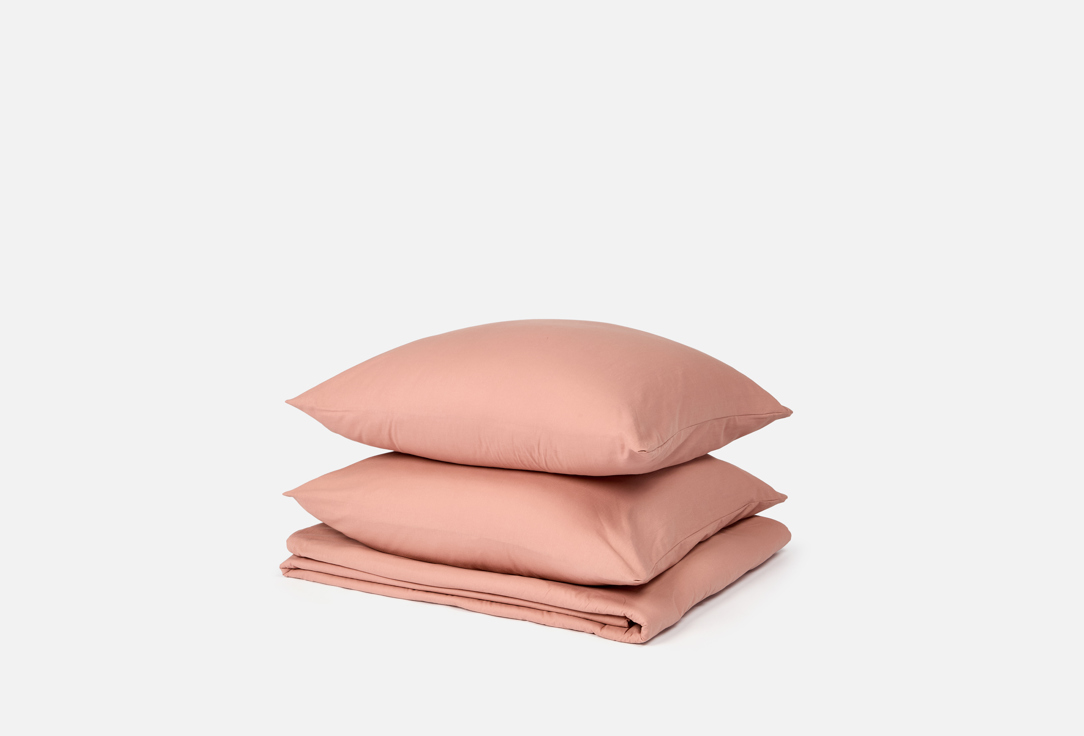 Изображение товара Комплект постельного белья Urban Family Mousse 1.5-спальный хлопковый эффектный дизайн