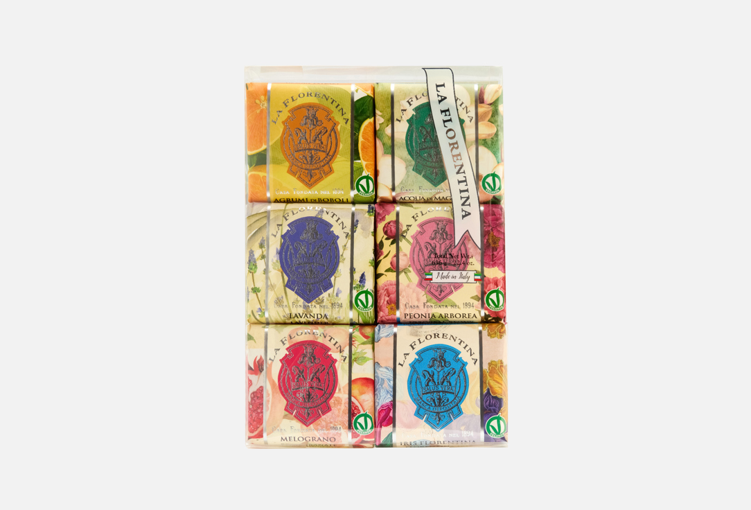 Изображение товара Набор мыла LA FLORENTINA Bellosguardo с ароматами цитрусовых и цветов премиум класса