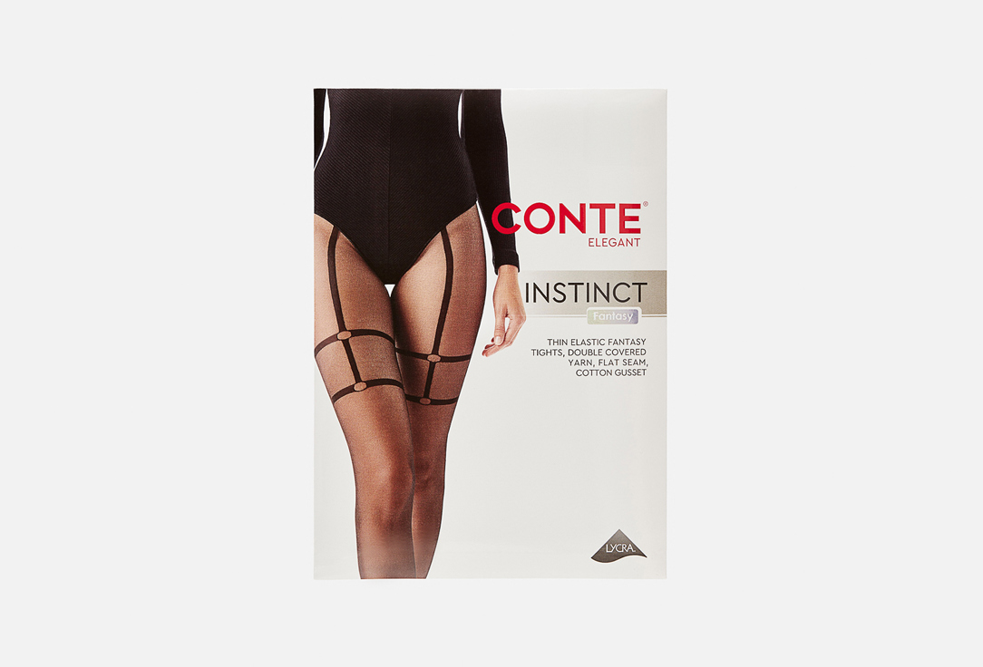 Колготки CONTE ELEGANT Fantasy Instinct nero 2 мл