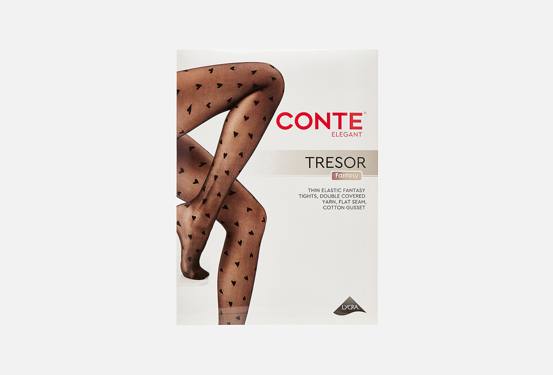 Изображение товара Колготки CONTE ELEGANT Fantasy Tresor 30 den nero