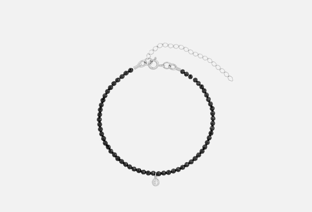 Изображение товара Браслет серебряный BALTSILVER Сияние с черной шпинелью и фианитом