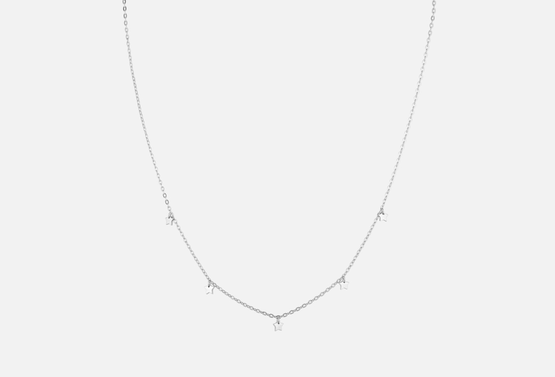 Изображение товара Колье серебряное BALTSILVER 38 см со звездочками