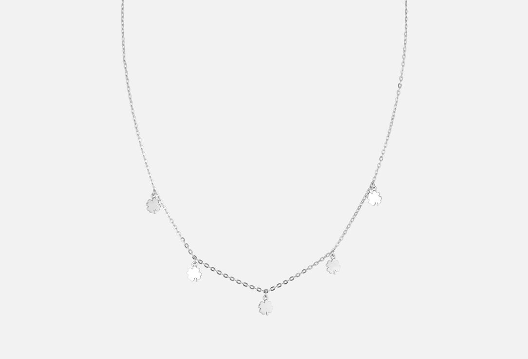 Изображение товара Колье серебряное BALTSILVER 40 см клевер