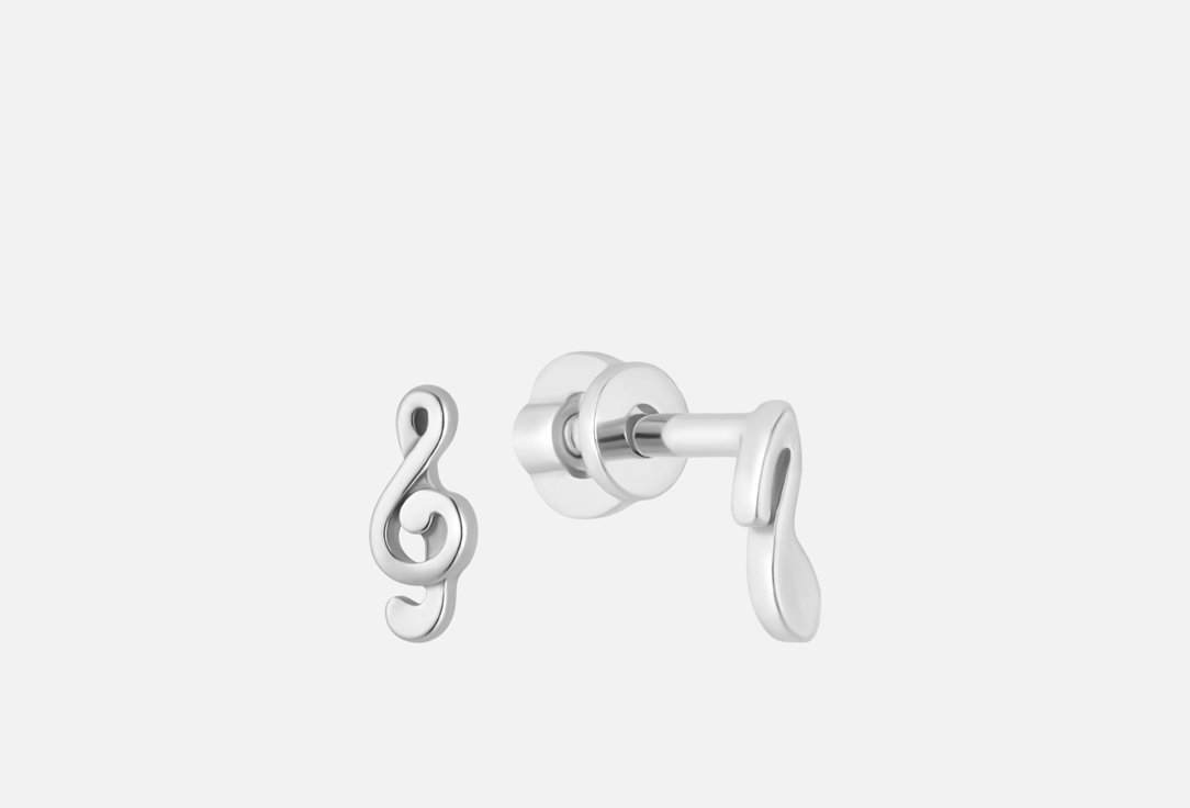 Изображение товара Серьги серебряные BALTSILVER Нота ассиметрия