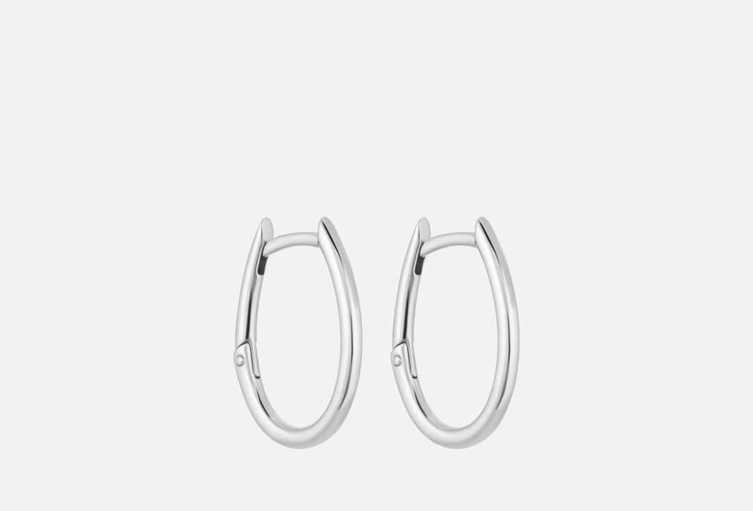 Изображение товара Cерьги серебряные BALTSILVER базовые овальные