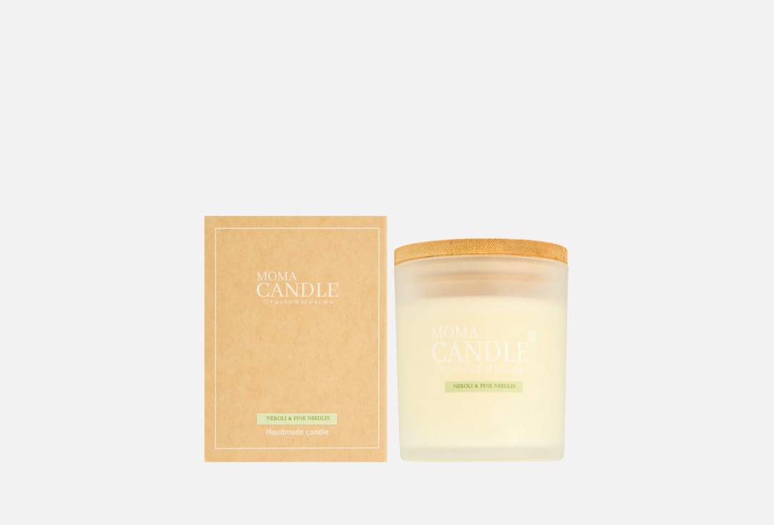 Изображение товара Ароматическая свеча MOMACANDLE Neroli & Pine needle 230 г натуральный воск